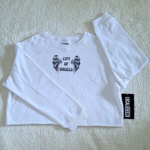 Local Scene "City of Angels"😇 Cropped Sweatshirt - NWT